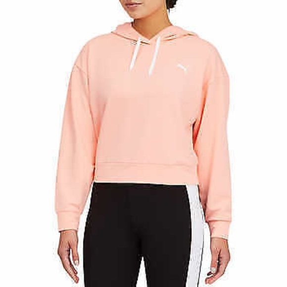 Puma Tops - Puma Cropped Hooded Sweatshirt